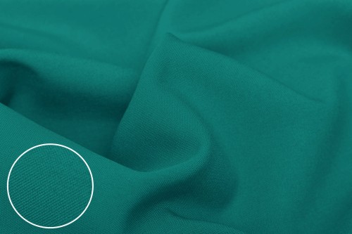 Tkanina dekoracyjna PANAMA 6100 Turkusowa szer:150cm 