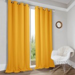 Zasłona gotowa na wymiar Panama Żółta