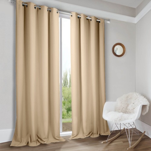 Zasłona gotowa na wymiar Jasno Beżowa