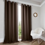 Zasłona gotowa na wymiar Ciemny Brązowy
