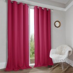 Zasłona gotowa na wymiar Panama Fuksja