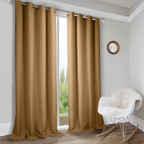 Zasłona gotowa na wymiar Panama Beżowa