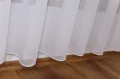 Firana Lniana Biała LENO 5500 wys.300 cm
