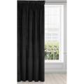 Zasłona Gotowa na Wymiar Welur 20 Czarny