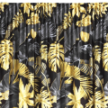 Zasłona Gotowa Velvet Czarno Złoty Monster 135cm x 270cm