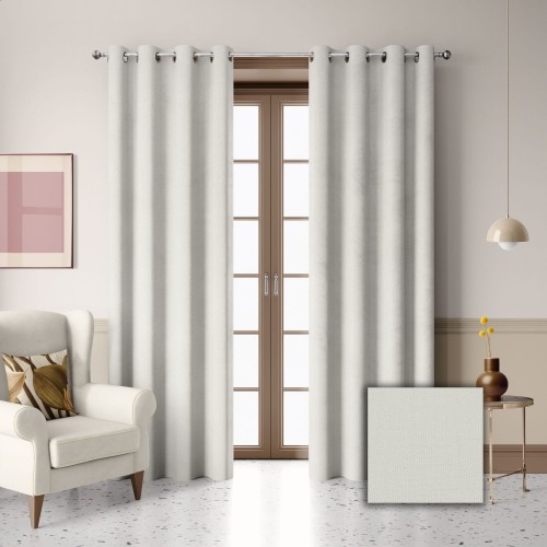 HAMPTON ZASŁONA GOTOWA DIMOUT 135cm x260cm  KREM 101