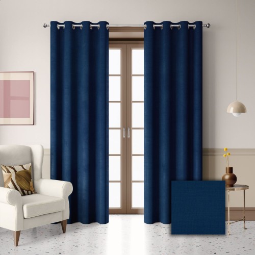 HAMPTON ZASŁONA GOTOWA DIMOUT 135cm x260cm 3 GRANAT