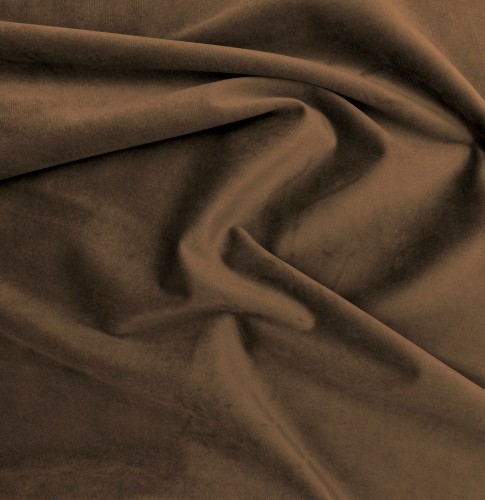 Tkanina Materiał Welur 21 Brąz szer: 145 cm
