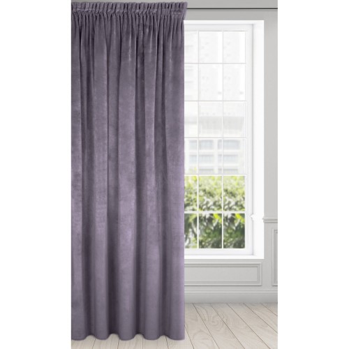 Zasłona Gotowa na Wymiar Welur 30 Fioletowy
