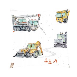 Poszewka Na Poduszkę Żółte Pojazdy