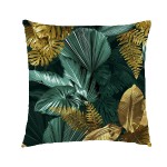 Poszewka Na Poduszkę Zielono Złoty Monster