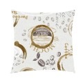Poszewka Na Poduszkę Biała Coffee