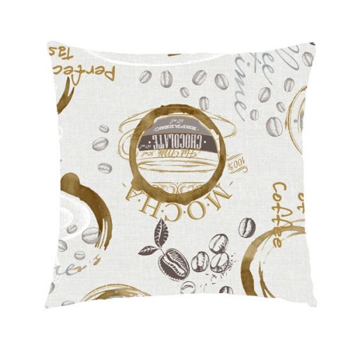 Poszewka Na Poduszkę Biała Coffee