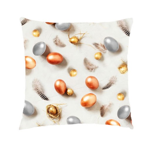 Poszewka Na Poduszkę  Złote Jajka Wielkanoc