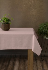 Obrus Gotowy Len Natura Pudrowy Na Wymiar