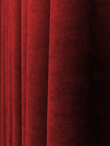 Tkanina na Zasłony Velvet Milan Czerwony szer: 300 cm