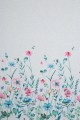 Zasłona gotowa LILIAN na przelotkach 140x250 Kwiaty
