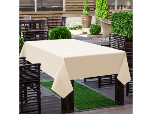 Obrus Wodoodporny PCV Oxford Ecru Ogród