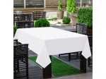 Obrus Wodoodporny PCV Oxford Biały Ogród