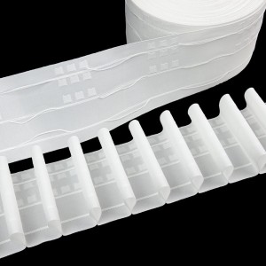 Taśma Marszcząca OŁÓWEK Z BIAŁYM OPLOTEM 10 CM 1:3