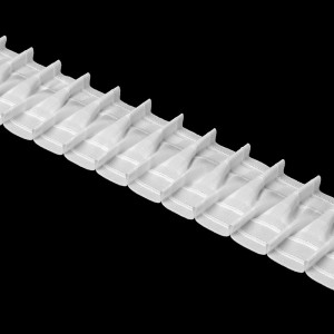 Taśma Marszcząca SMOK Z BIAŁYM OPLOTEM 8 CM 1:2- Opakowanie 50 mb