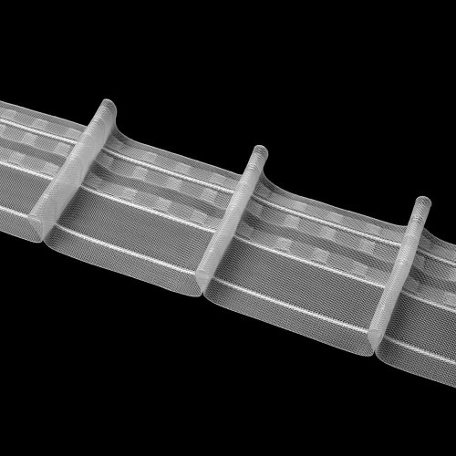 Taśma Marszcząca Plastikowa  Typu Flex Zakładki 10 CM 1:1,5- Opakowanie 50 mb