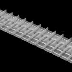 Taśma Marszcząca SMOK PLASTIKOWY 8 CM 1:2- Opakowanie 50 mb