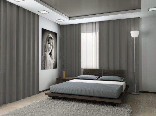 Zasłona Na Wymiar Blackout 115 Szary Ołówkowy Duża Szerokość