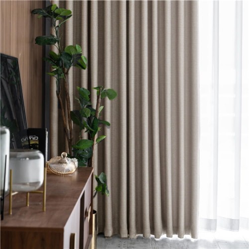 Zasłona Zaciemniająca Na Wymiar Blackout Pure 6 Beż Duża Szerokość