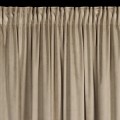 Zasłona gotowa CARLI na taśmie Velvet 140x250 Ciemny Beż