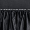 Zasłona gotowa CARLI na taśmie Velvet 140x250 Czarna
