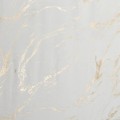 Zasłona gotowa MOLLY na taśmie Velvet 140x270 Biała z marmurem