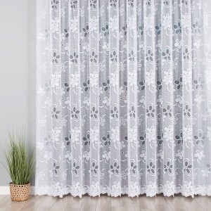 Firana Żakardowa 049885 Biała Na Metry wys:250CM