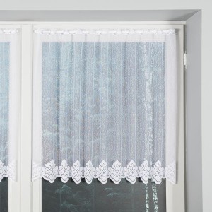 Zazdrostka Żakardowa 023405 Biała wys: 70 cm Na Metry