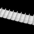 Taśma Marszcząca OŁÓWEK Z BIAŁYM OPLOTEM 6 CM 1:2 ROLKA 50M 
