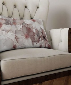 Poszewka Na Poduszkę Różowe Kwiaty