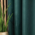 Zasłona Gotowa na Przelotkach JODEŁKA Butelkowa zieleń 140 cm x 250 cm