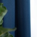 Zasłona Gotowa na Przelotkach JODEŁKA Ciemny niebieski 140 cm x 250 cm