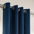 Zasłona Gotowa na Przelotkach JODEŁKA Ciemny niebieski 140 cm x 250 cm