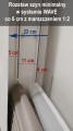 System WAVE Biały Komplet/Zestaw Taśma Sznurek Obrotowy 6cm  Agrafki 