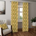 Zasłona Gotowa Cytryny szer. 145 cm taśma przelotki Na Wymiar