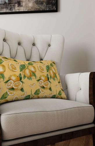 Poszewka Dekoracyjna Na Poduszkę Cytryny