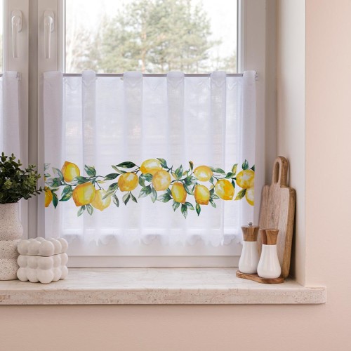 Zazdrostka Żakardowa Cytryny  wys: 50 cm Na Metry 