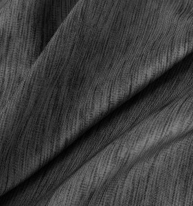 Tkanina Zasłonowa Struktura Jeansu Grafitowa  Szer:300 cm