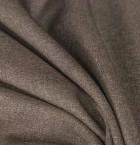 Tkanina Zasłonowa Polywool  Ciemne Kakao szer. 140 cm