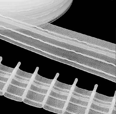Taśma Marszcząca OŁÓWEK PLASTIKOWY 4 CM 1:2  Rolka 50mb