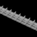 Taśma Marszcząca OŁÓWEK PLASTIKOWY 4 CM 1:2  Rolka 50mb