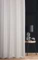 Zasłona Gotowa JAVEN Kremowo Grafitowa szer. 135 cm Na Wymiar