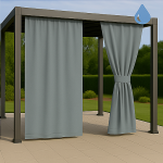 Zasłony Ogrodowe na wymiar Wodoodporne Gołębi