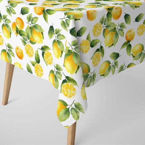 Obrus Gotowy  LEMON GARDEN Na Wymiar